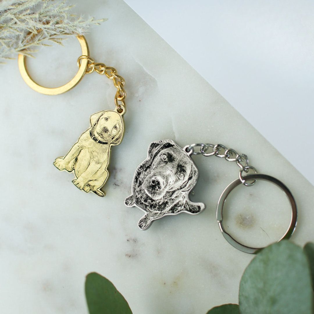 Llavero con foto de mascota - Moroveta