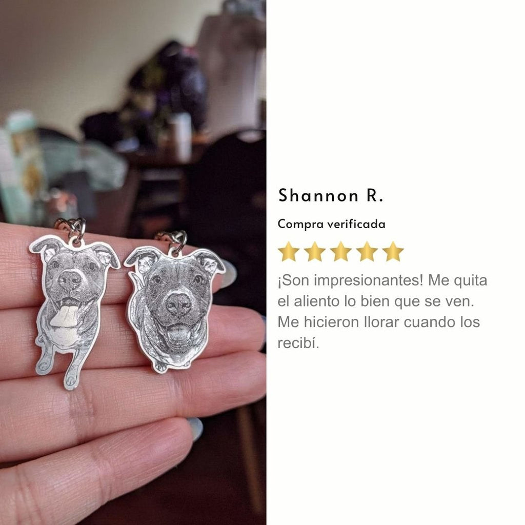 Llavero con foto de mascota - Moroveta