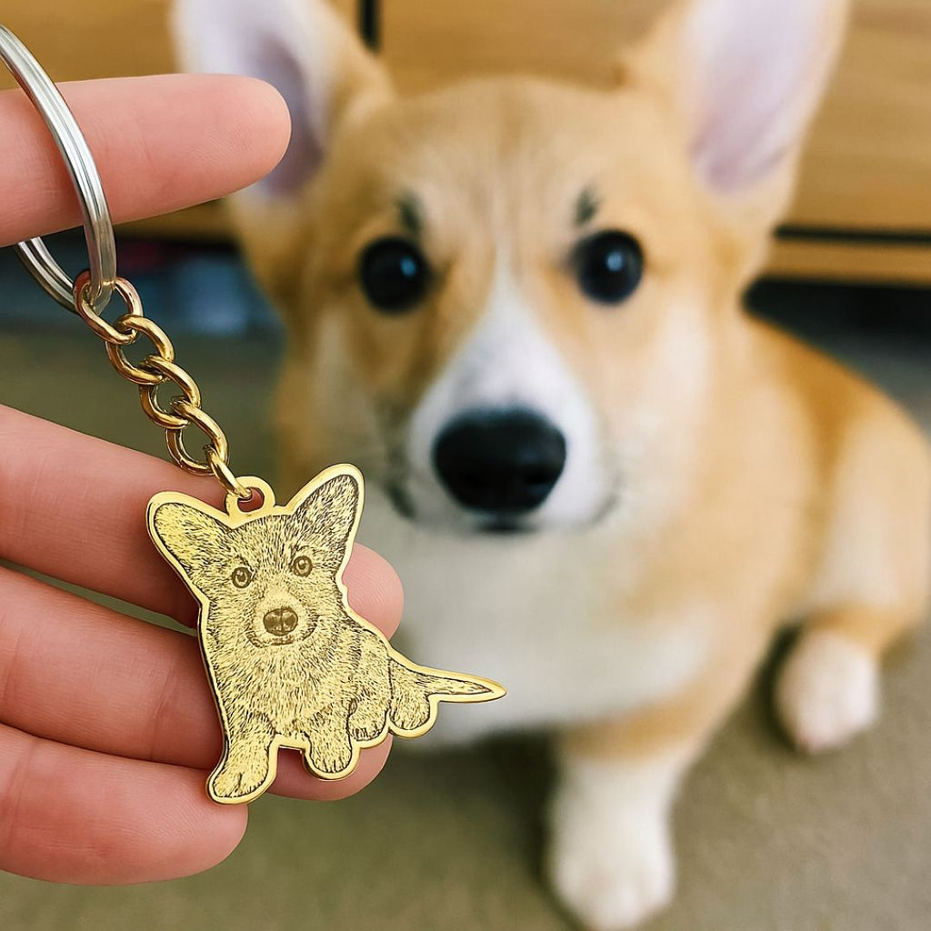 Llavero con foto de mascota - Moroveta