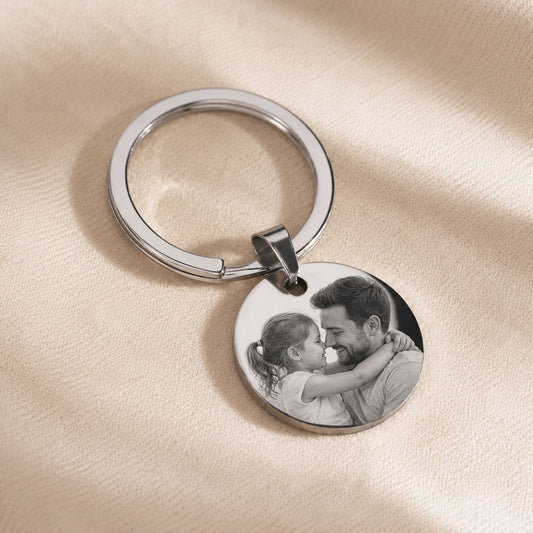 Llavero personalizado con foto para papá - Moroveta
