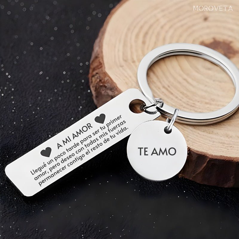 Llavero "Te amo" - A mi amor - Moroveta