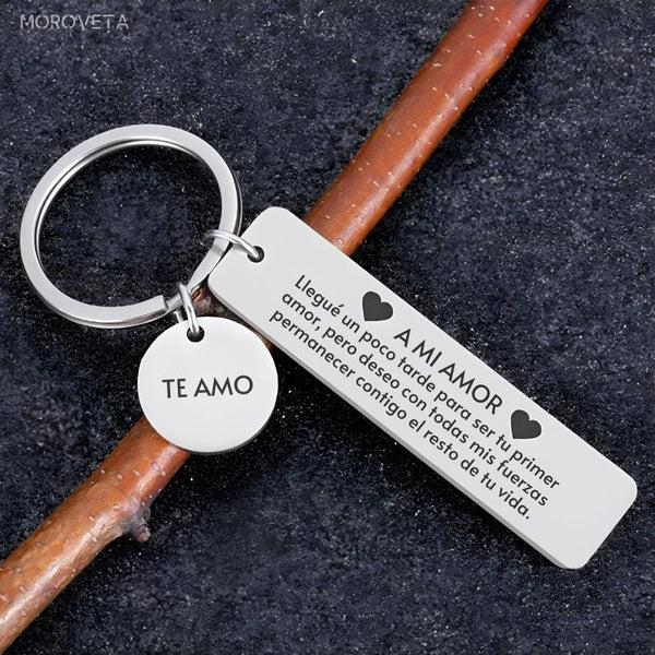 Llavero "Te amo" - A mi amor - Moroveta