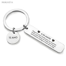 Cargar imagen en el visor de la galería, Llavero &quot;Te amo&quot; - A mi amor - Moroveta