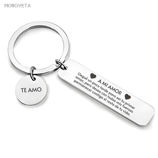 Llavero "Te amo" - A mi amor - Moroveta