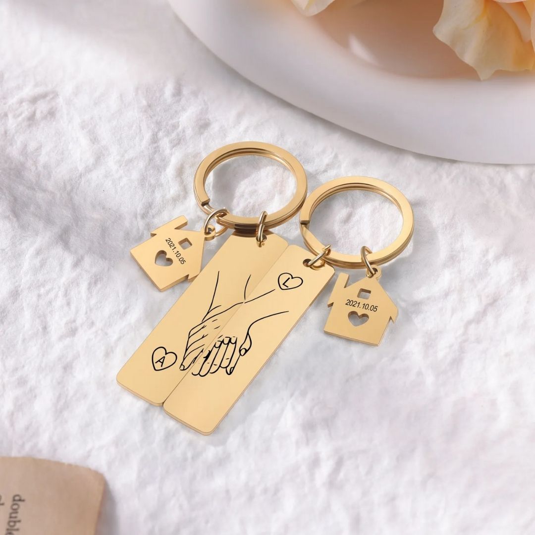 Llaveros para pareja personalizables - Moroveta