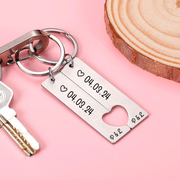 Pack de llaveros para pareja personalizable - Moroveta