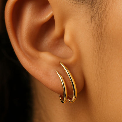 Par de aretes cruzados - Moroveta
