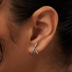 Par de aretes cruzados - Moroveta