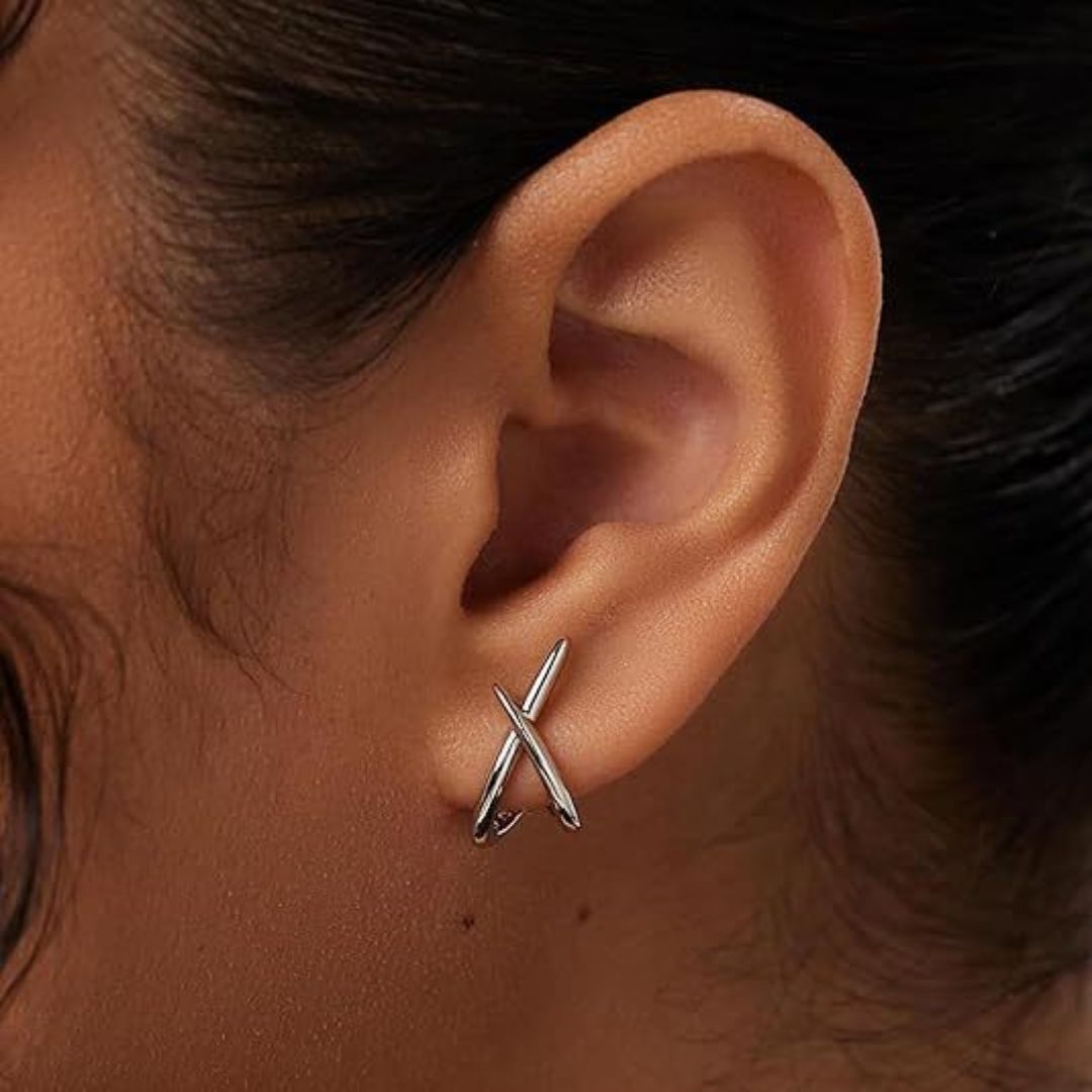 Par de aretes cruzados - Moroveta