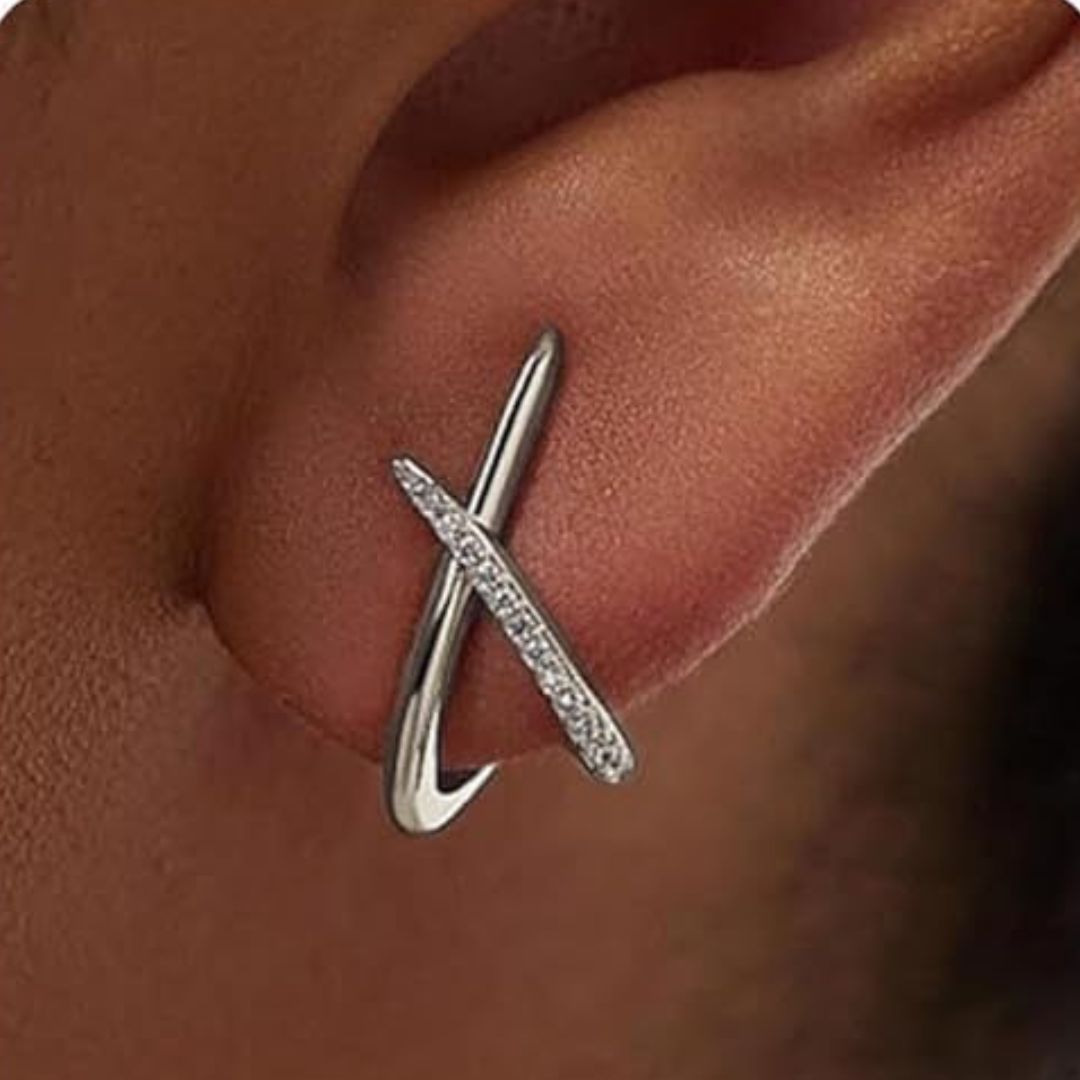 Par de aretes cruzados - Moroveta