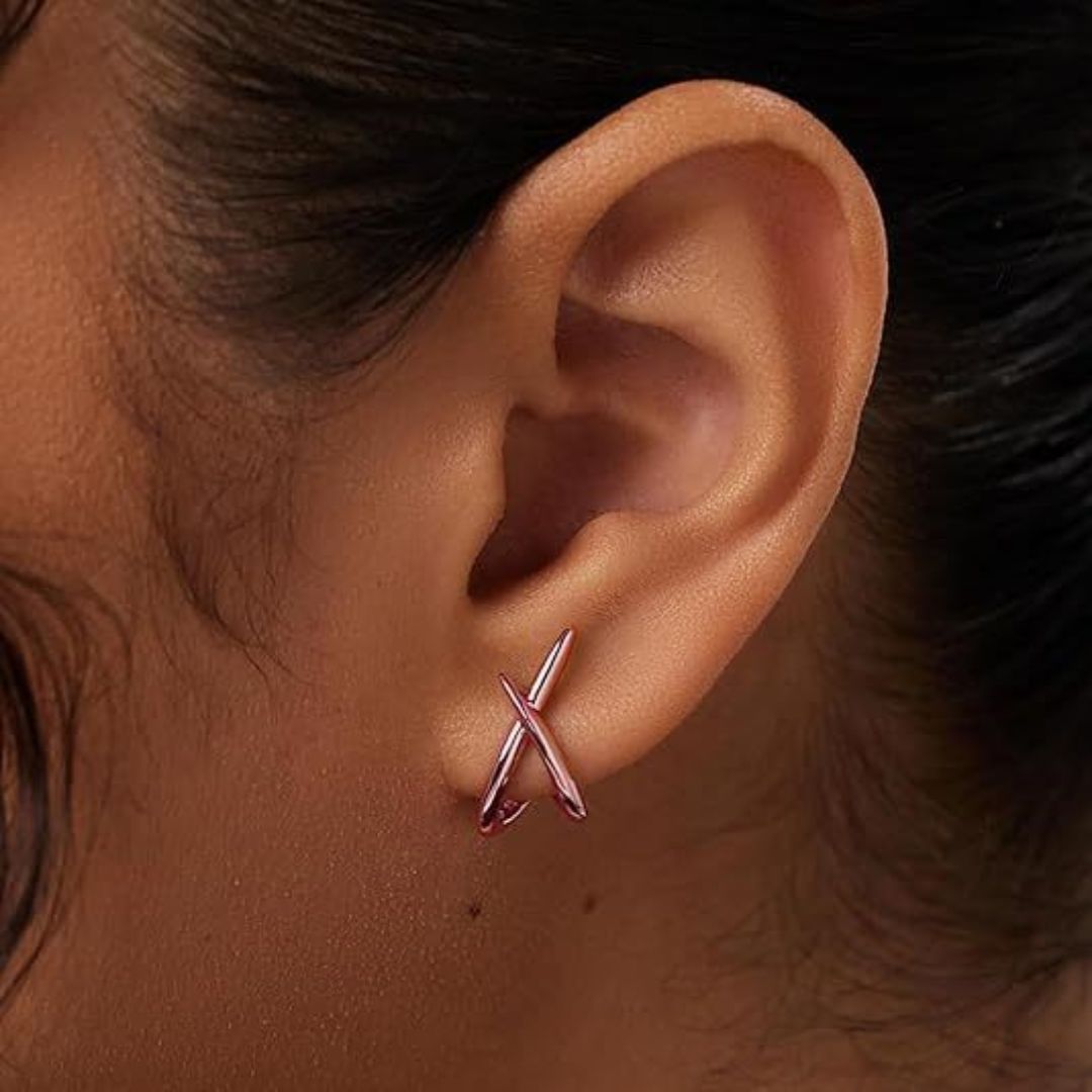 Par de aretes cruzados - Moroveta