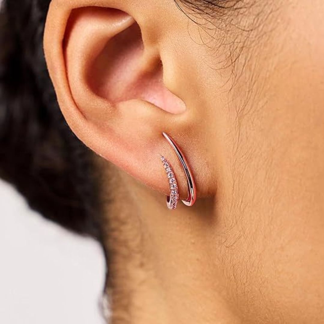 Par de aretes cruzados - Moroveta