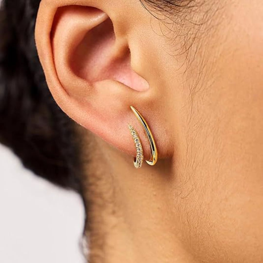 Par de aretes cruzados - Moroveta