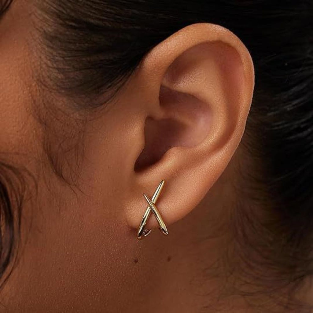 Par de aretes cruzados - Moroveta