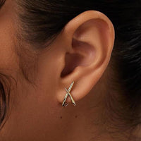 Par de aretes cruzados - Moroveta