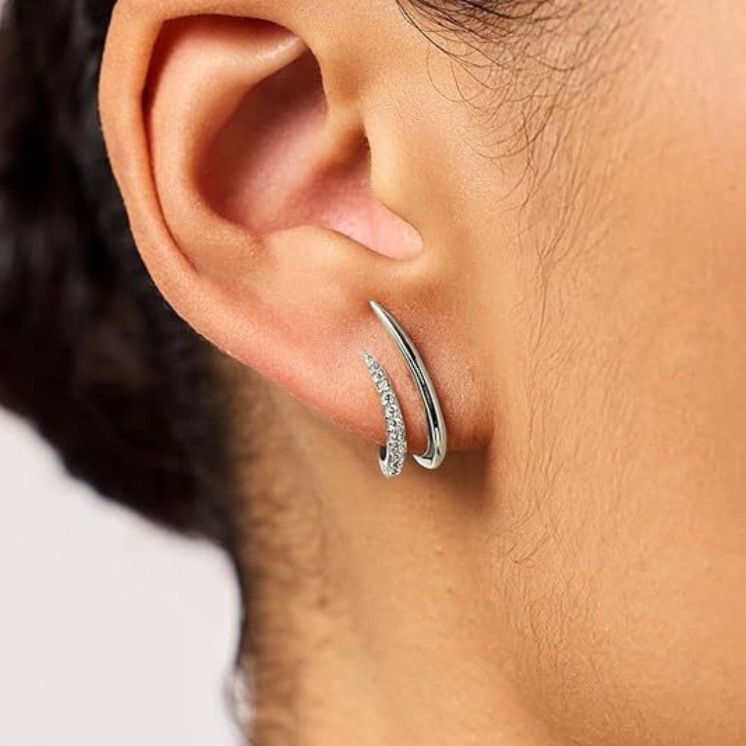 Par de aretes cruzados - Moroveta