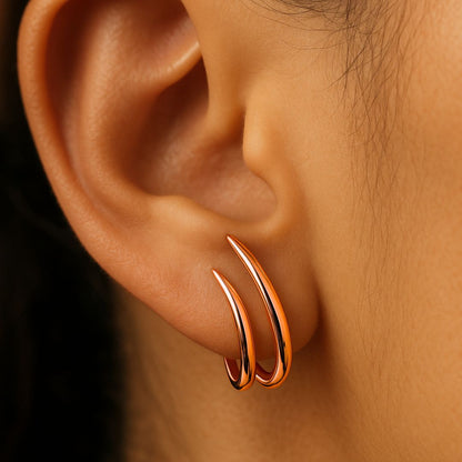 Par de aretes cruzados - Moroveta