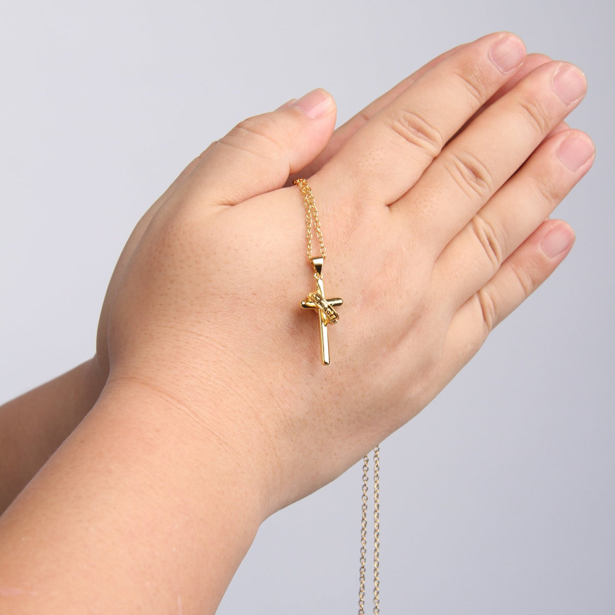 Para Mi Hijo – Collar Cruz Antiansiedad - Moroveta