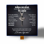 Para Mi Hijo – Collar Cruz Antiansiedad - Moroveta
