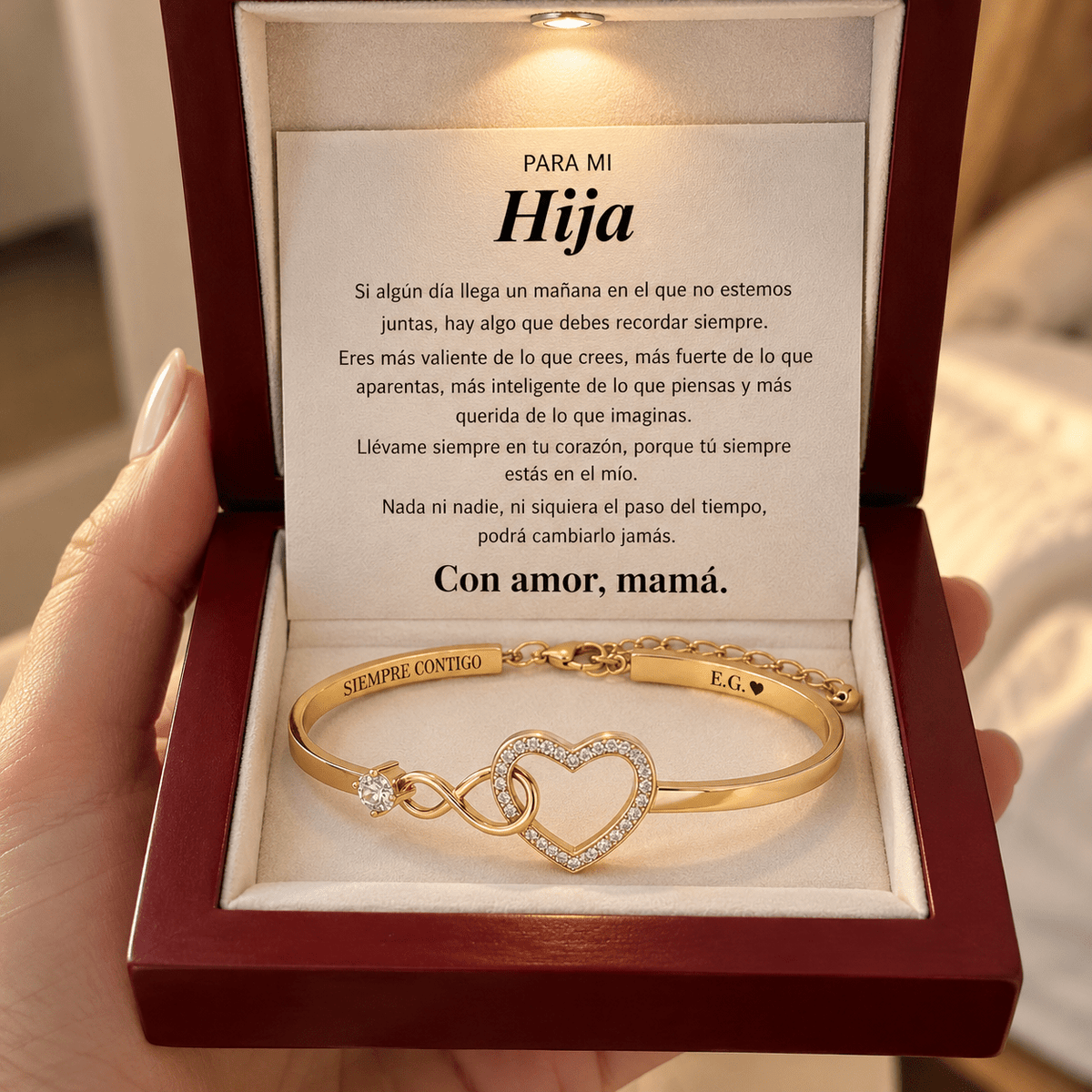 Pulsera Abrazo Infinito - A mi Hija - Moroveta