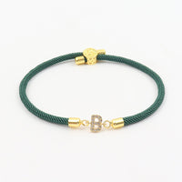 Pulsera ajustable con inicial (2X1) - Moroveta