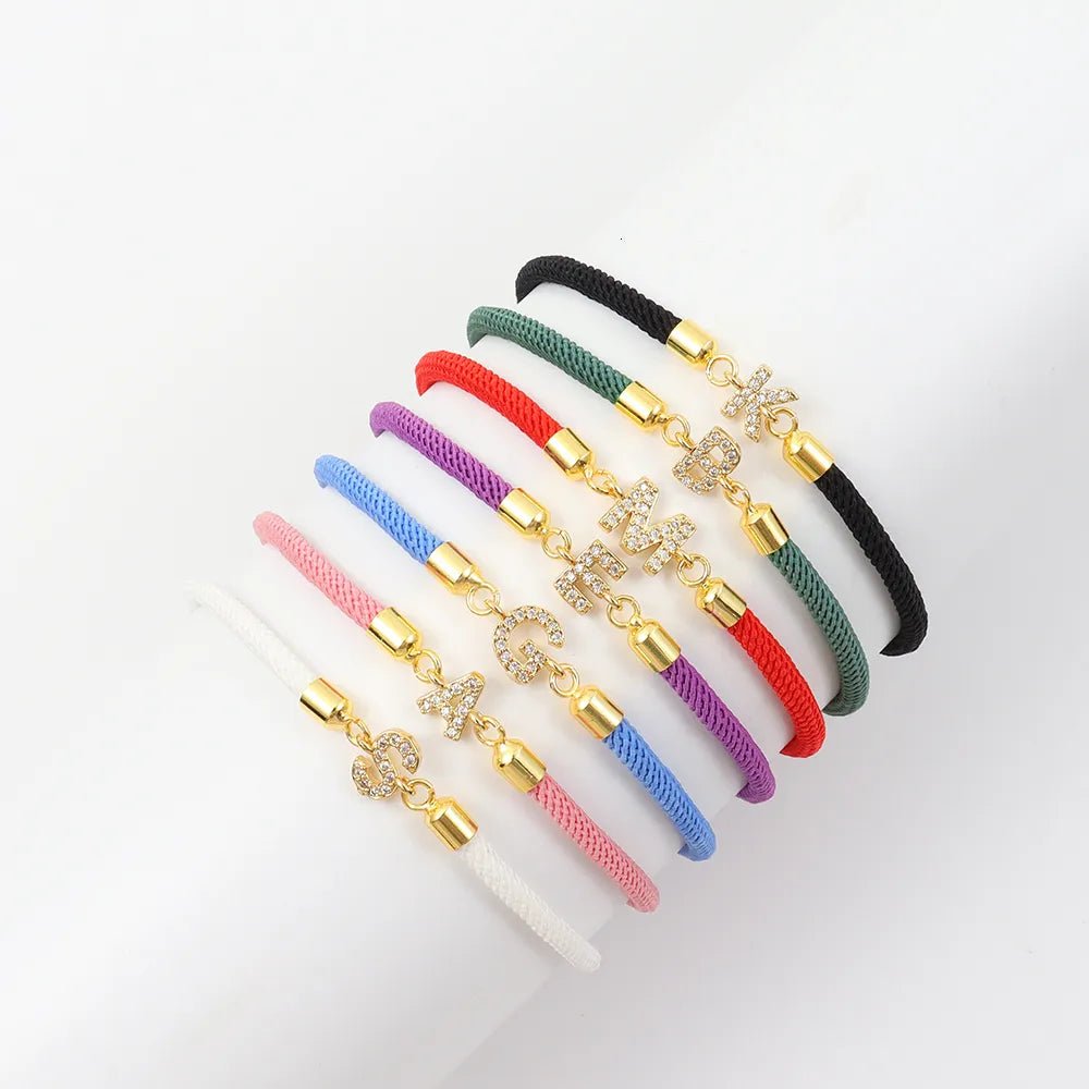 Pulsera ajustable con inicial (2X1) - Moroveta