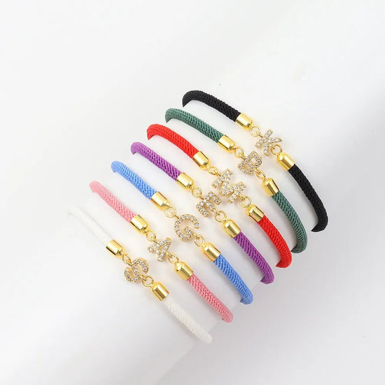 Pulsera ajustable con inicial (2X1) - Moroveta