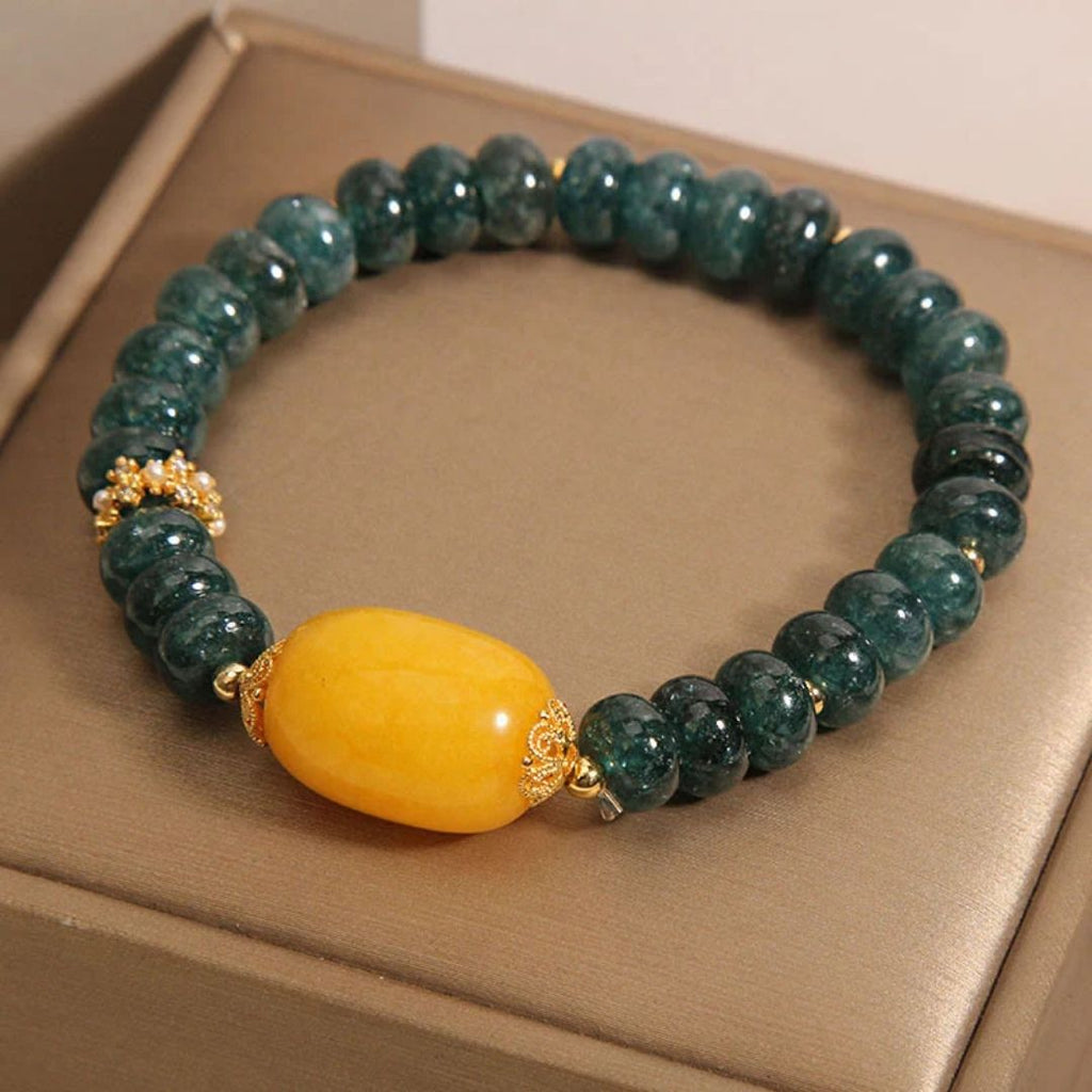 Pulsera “Atrae riqueza” – Cuentas de jade - Moroveta
