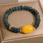 Pulsera “Atrae riqueza” – Cuentas de jade - Moroveta