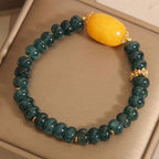 Pulsera “Atrae riqueza” – Cuentas de jade - Moroveta