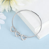 Pulsera con colgantes de corazón personalizados con nombres - Moroveta
