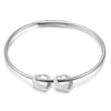 Pulsera con colgantes de corazón personalizados con nombres - Moroveta