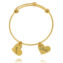 Cargar imagen en el visor de la galería, Pulsera con Corazones Personalizados - Moroveta