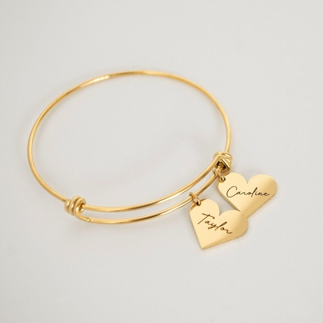Pulsera con Corazones Personalizados - Moroveta