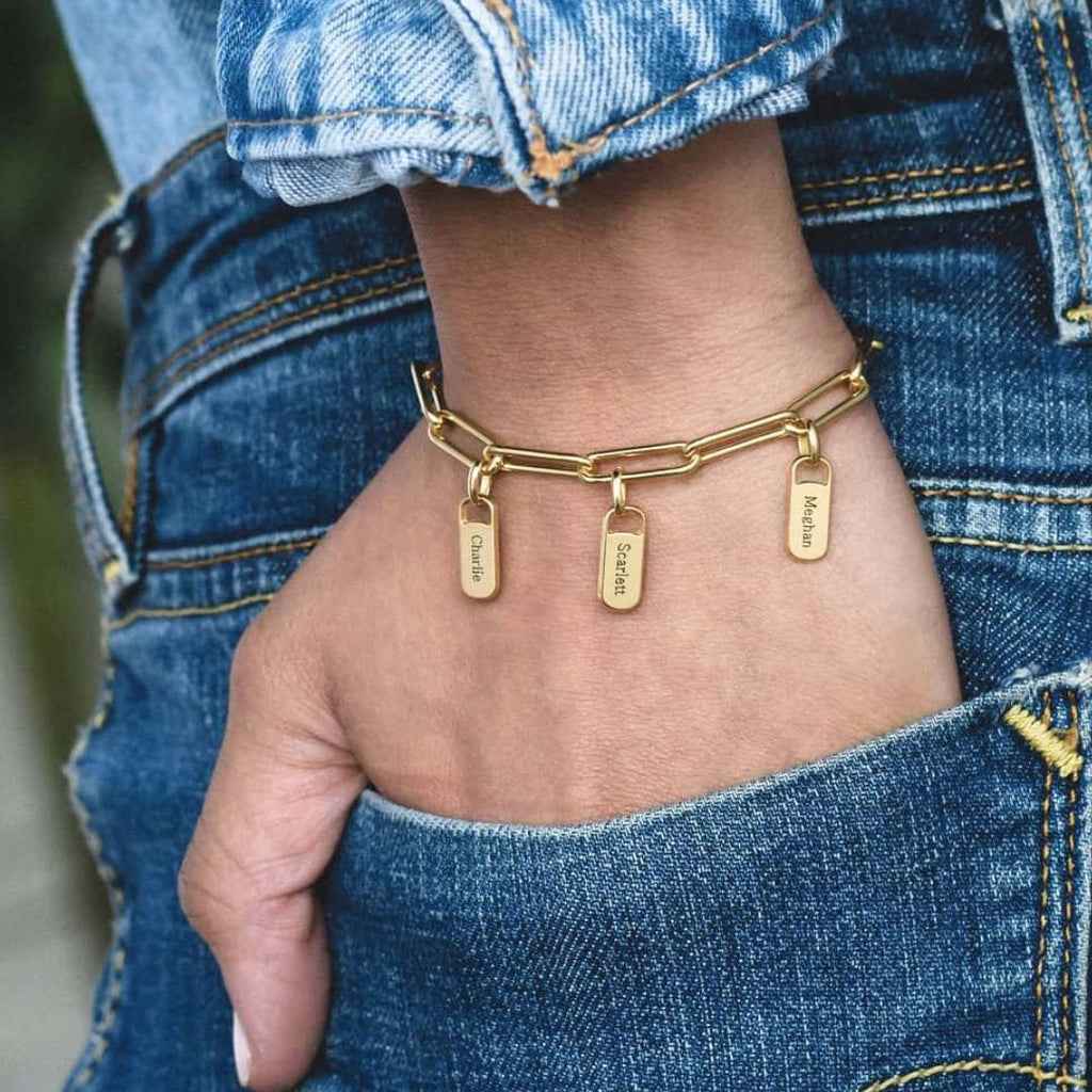 Pulsera con dijes personalizados - Moroveta