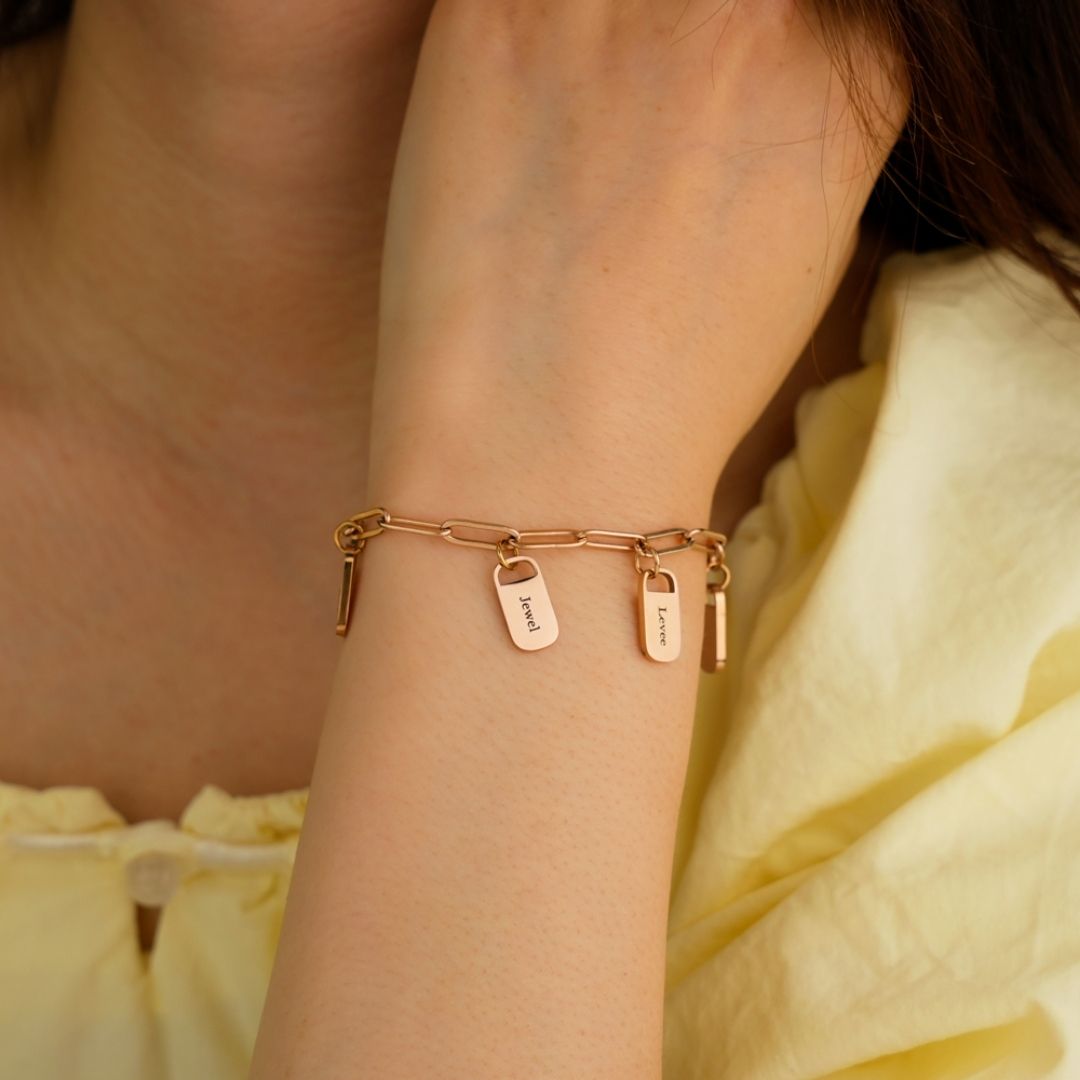 Pulsera con Dijes Personalizados - Moroveta