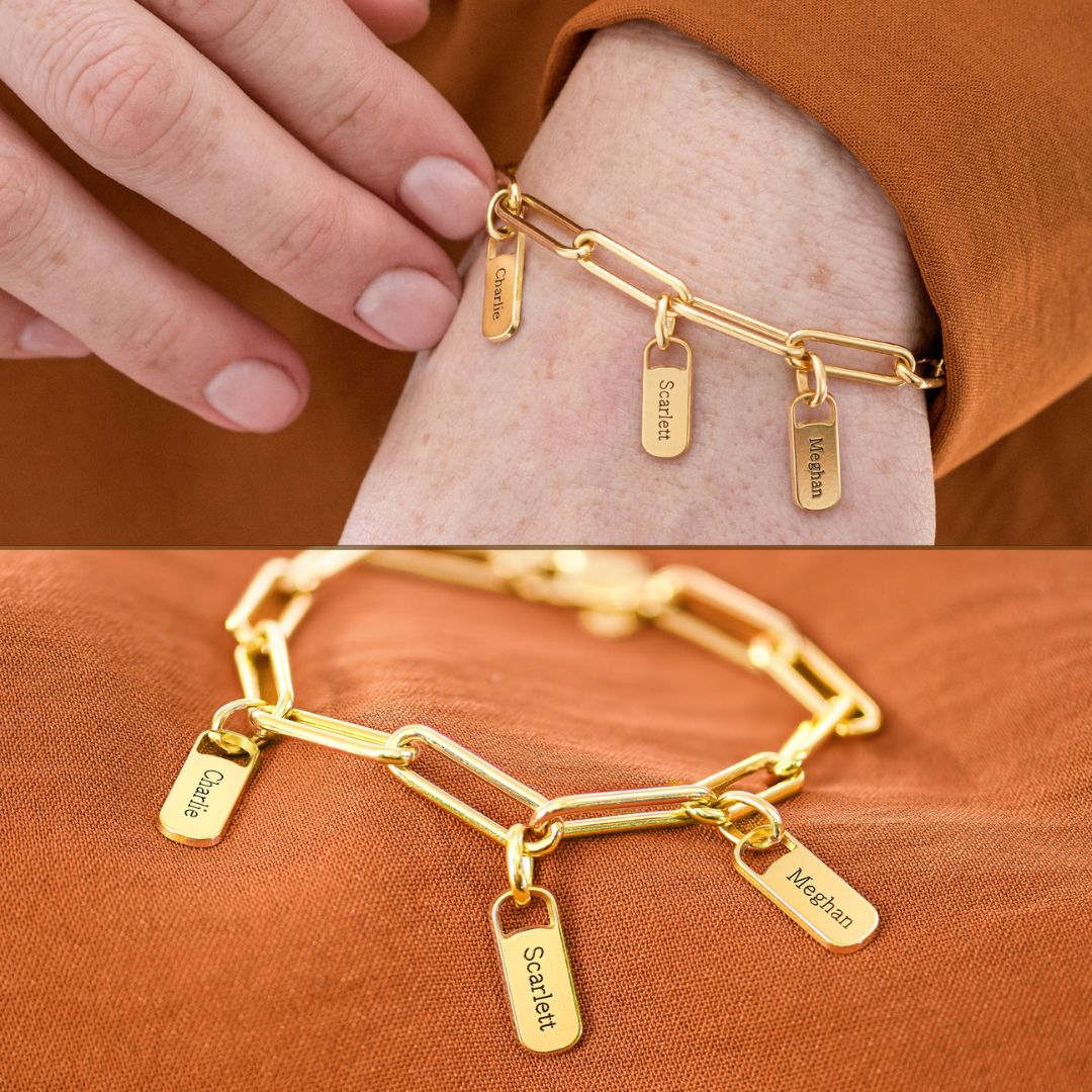Pulsera con dijes personalizados - Moroveta