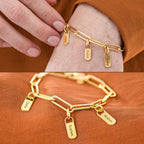 Pulsera con dijes personalizados - Moroveta