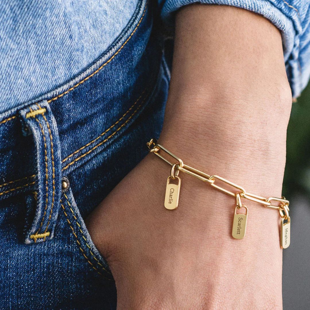Pulsera con dijes personalizados - Moroveta