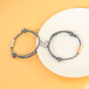 Pulsera con imán de corazón personalizable para parejas - Moroveta