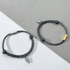 Pulsera con imán de corazón personalizable para parejas - Moroveta