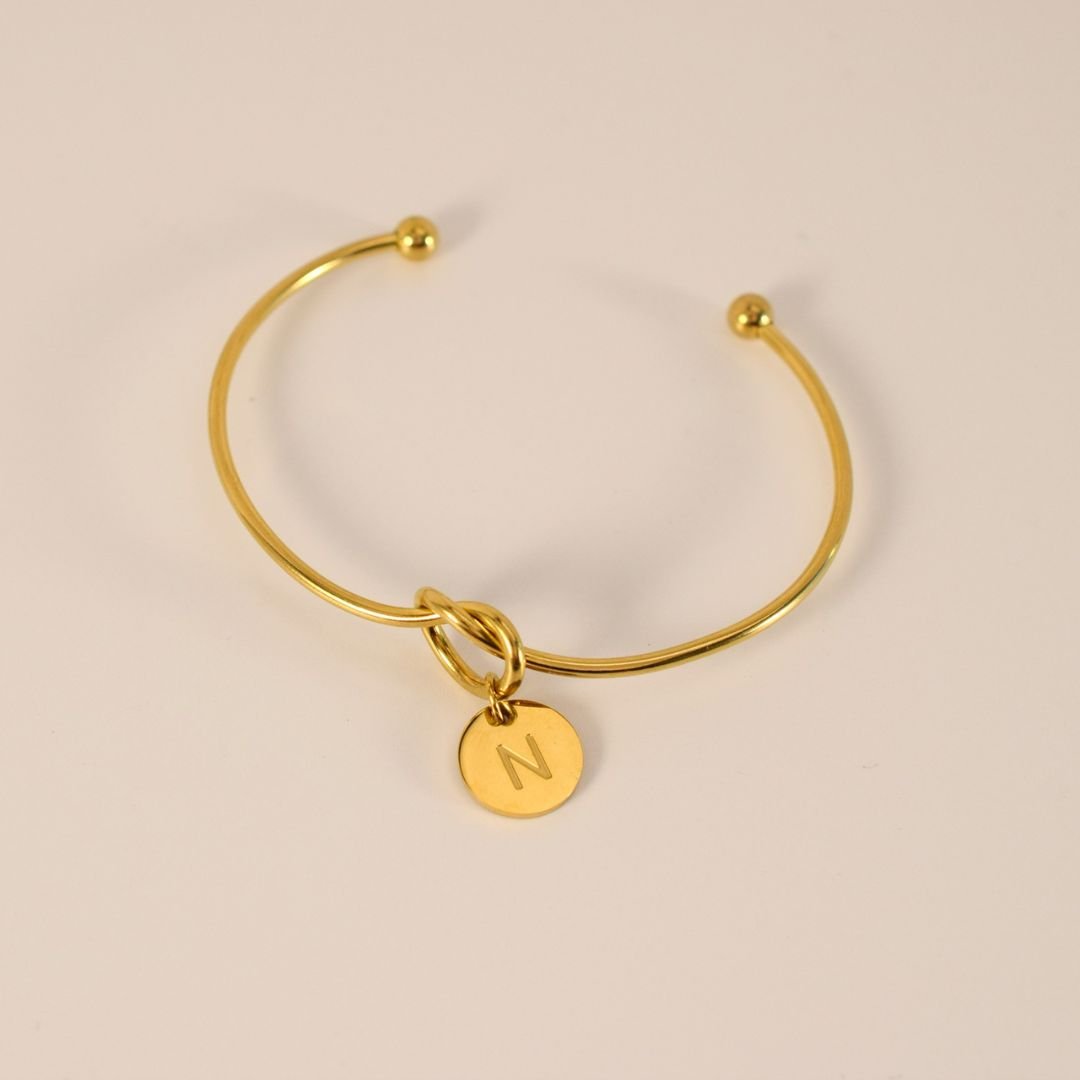 Pulsera con inicial personalizable - Moroveta