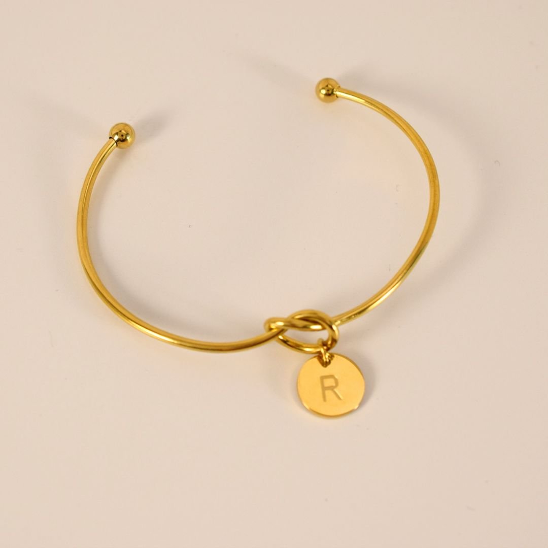 Pulsera con inicial personalizable - Moroveta