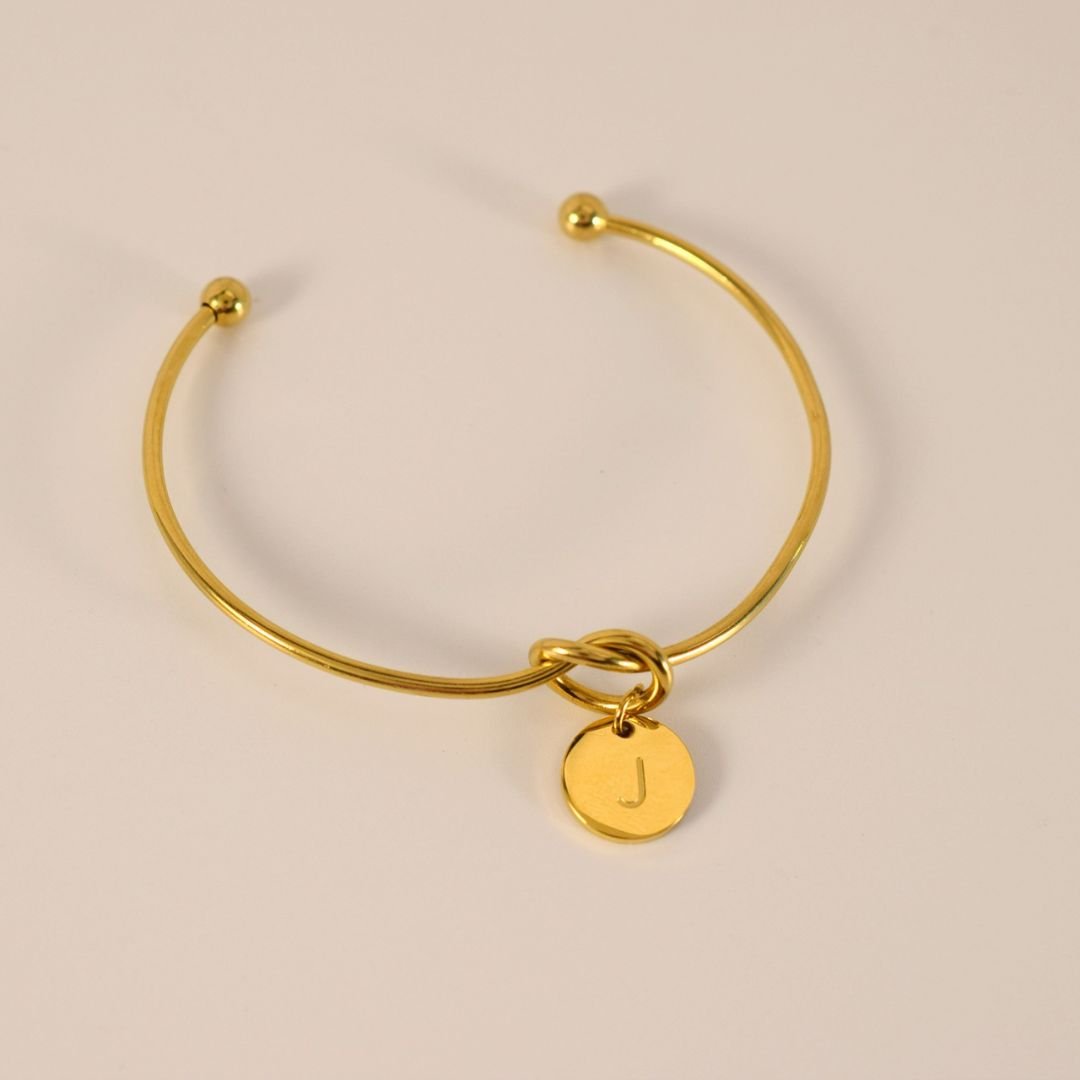 Pulsera con inicial personalizable - Moroveta