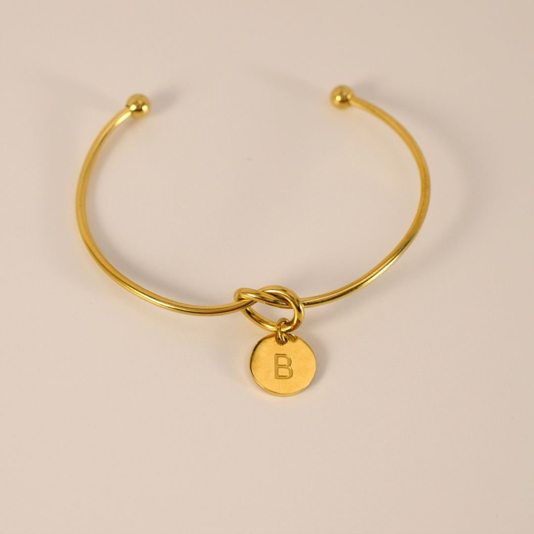 Pulsera con inicial personalizable - Moroveta