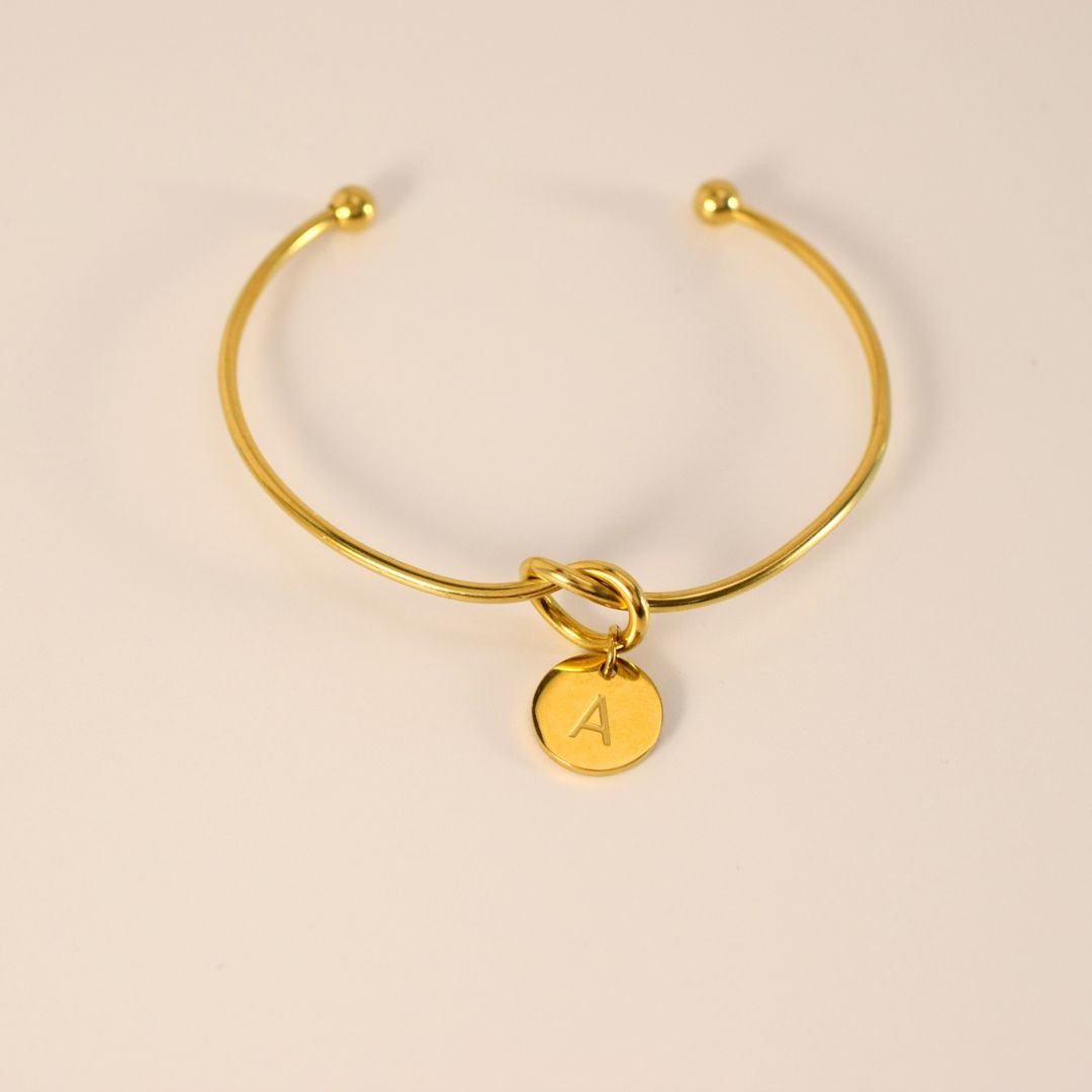 Pulsera con inicial personalizable - Moroveta