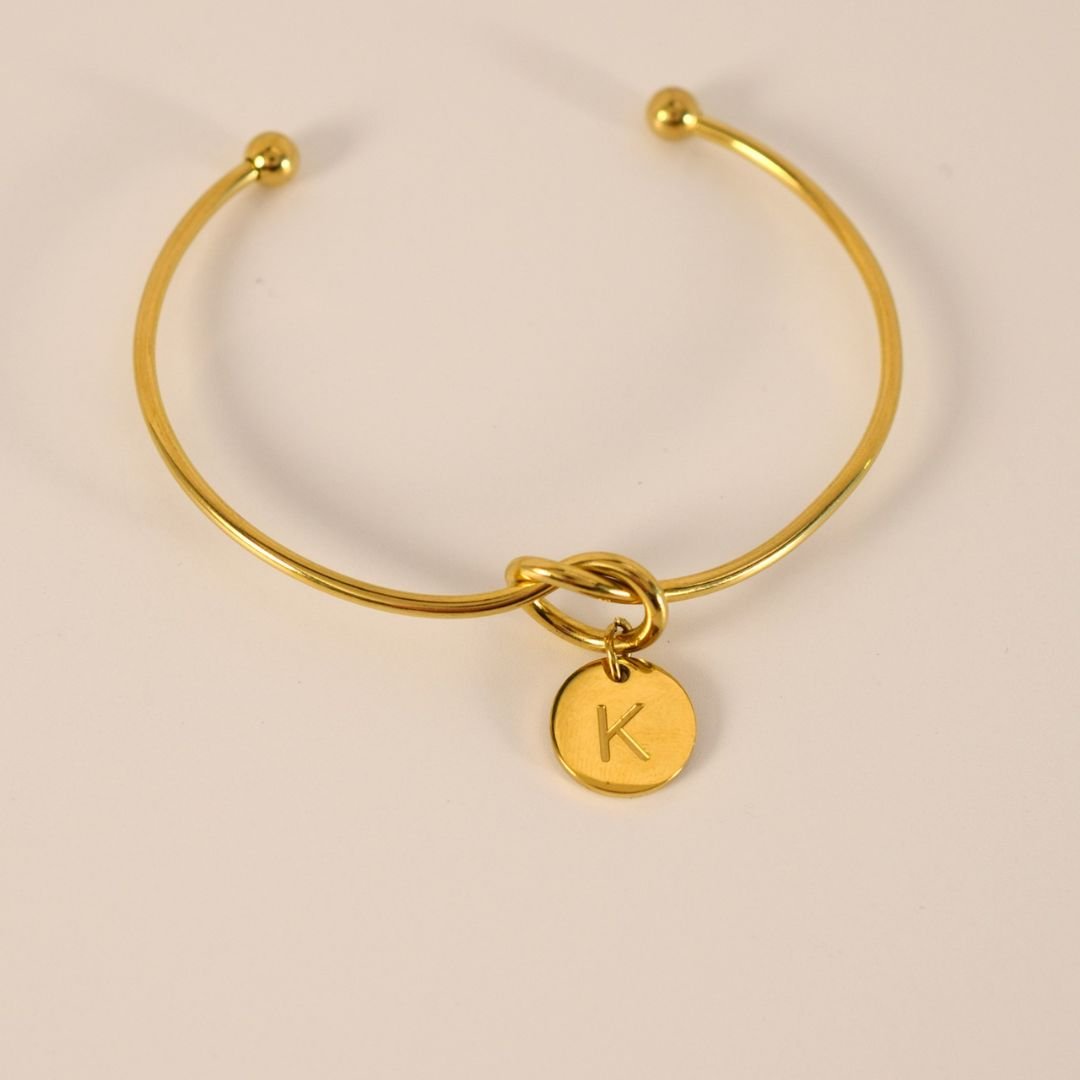 Pulsera con inicial personalizable - Moroveta