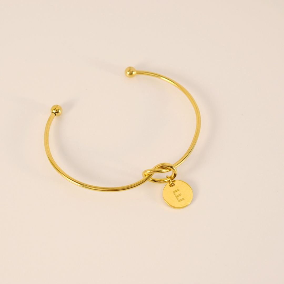 Pulsera con inicial personalizable - Moroveta