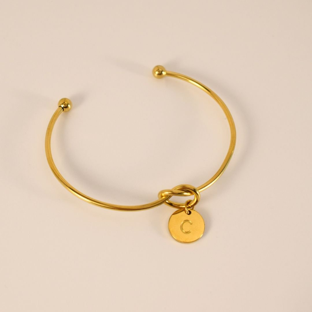 Pulsera con inicial personalizable - Moroveta