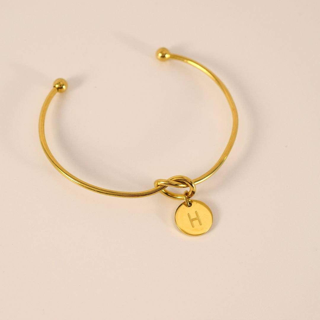 Pulsera con inicial personalizable - Moroveta